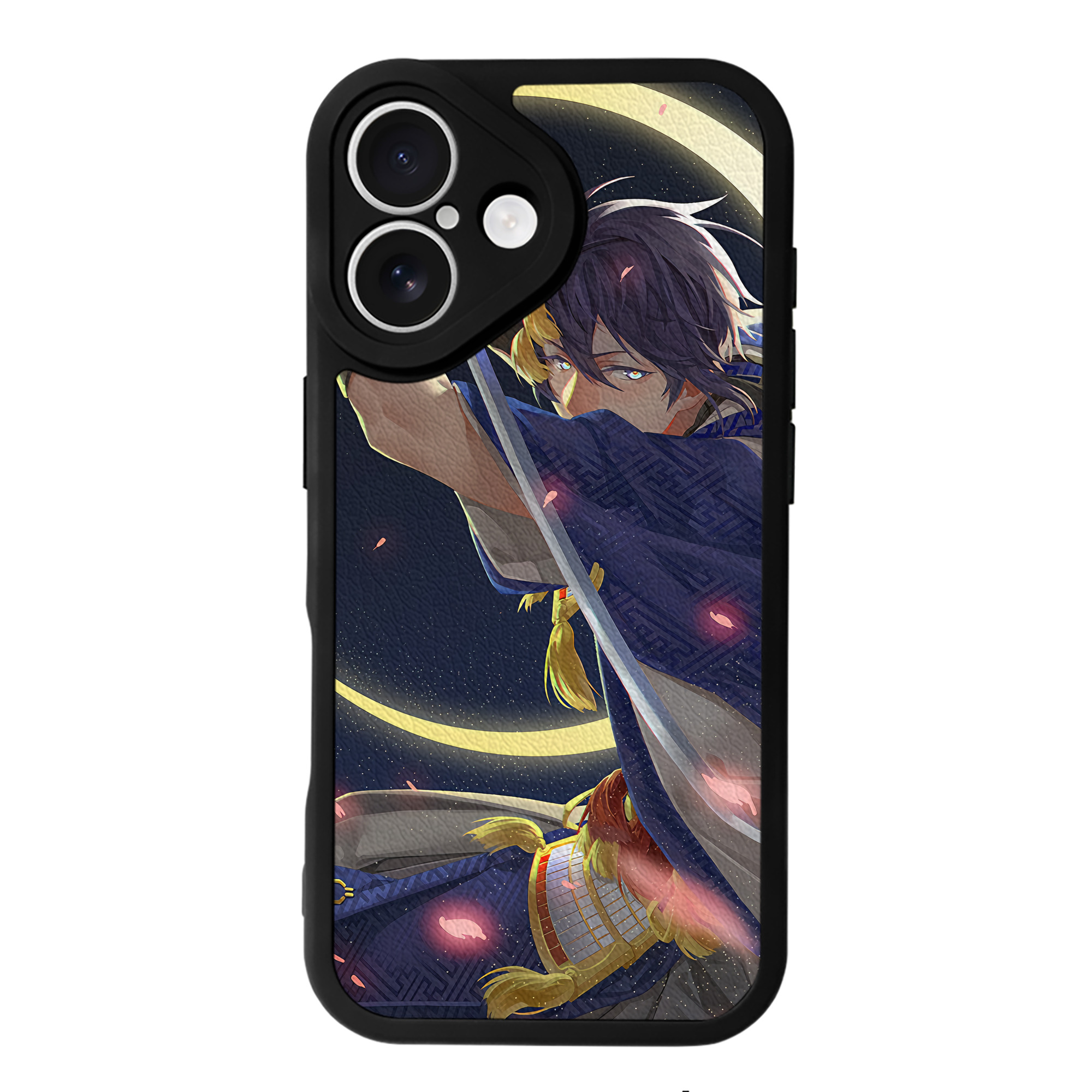 （画像用） 刀剣乱舞 Touken Ranbu 【iPhone 16シリーズ対応】シリコンスマホケース（レザー調） 材質：シリコン